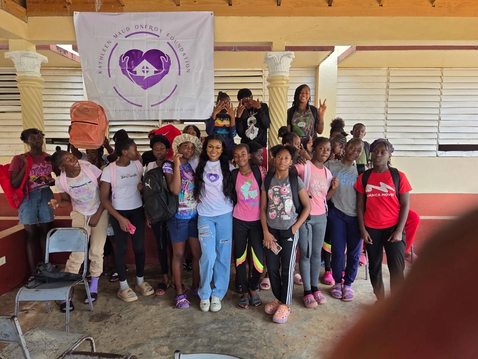Kathleen Maud Onfroy Foundation community support in Jamaica